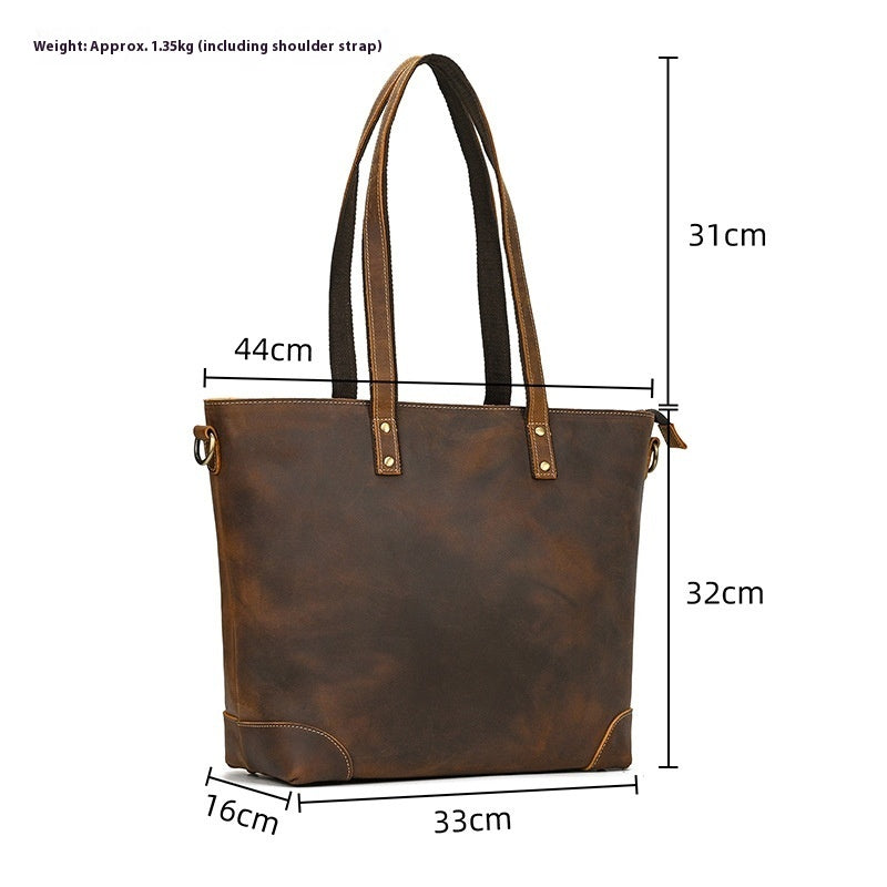 Large Leather Tote Bag