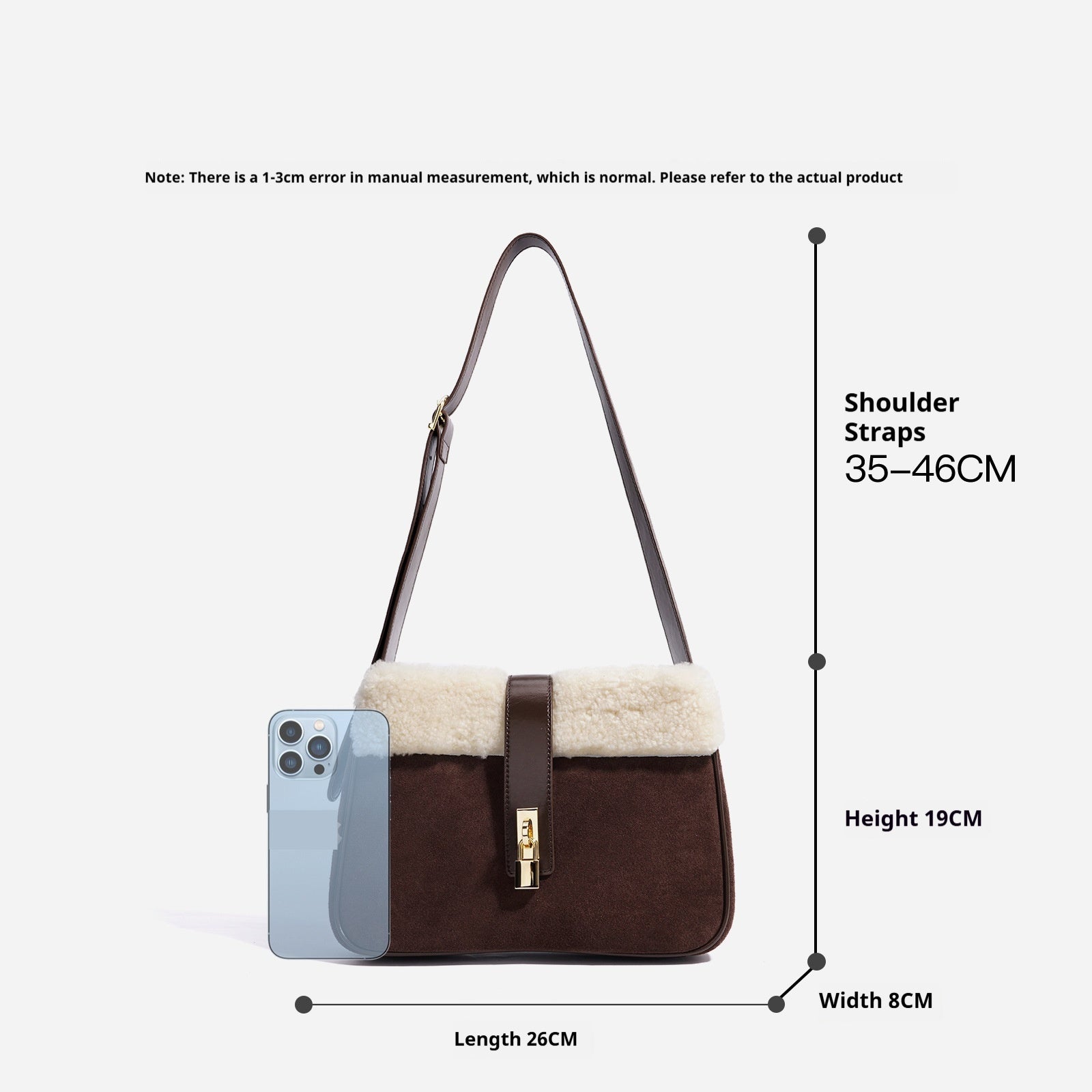 Plush Leather Messenger Bag