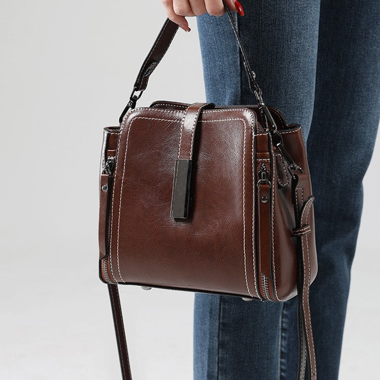 Leather Commuter Bag