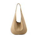 Spacious Leather Shoulder Bag