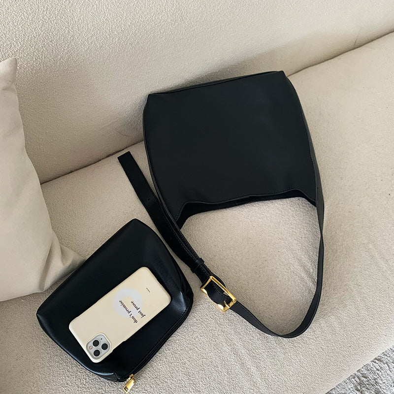 Minimalist Leather Crossbody Bag