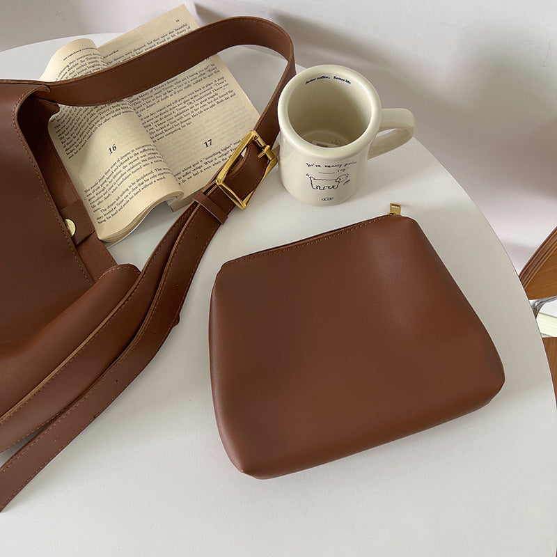 Minimalist Leather Crossbody Bag
