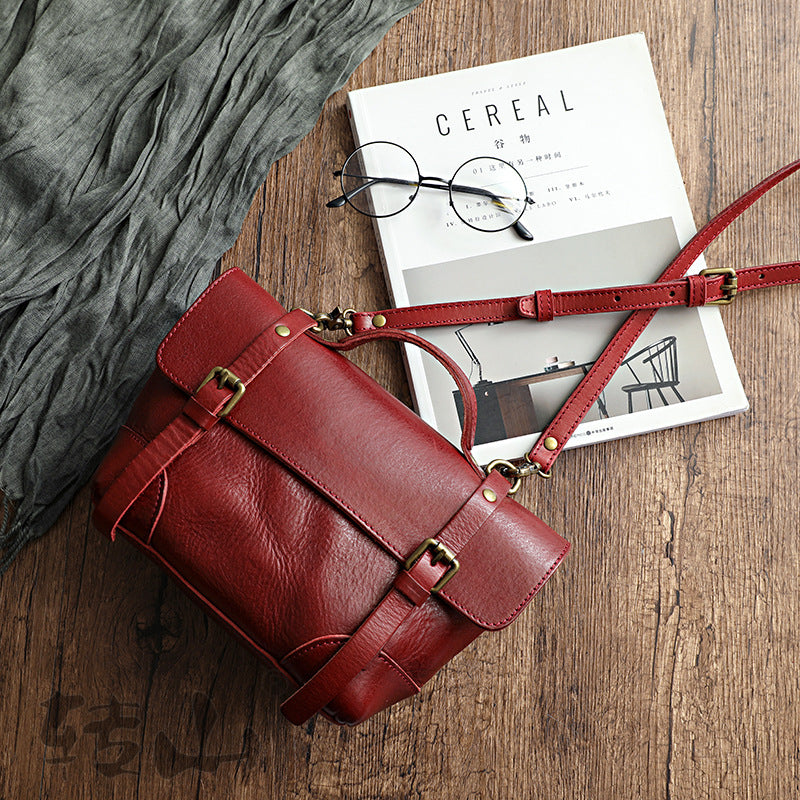 Handmade Vegetable Tanned Leather Bag