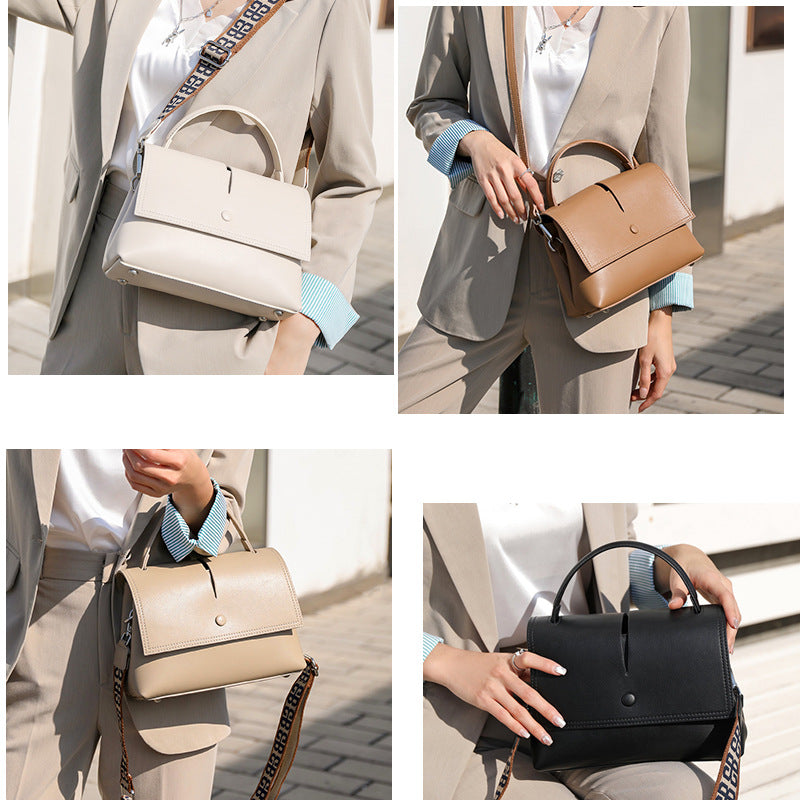Retro Korean Leather Messenger Bag