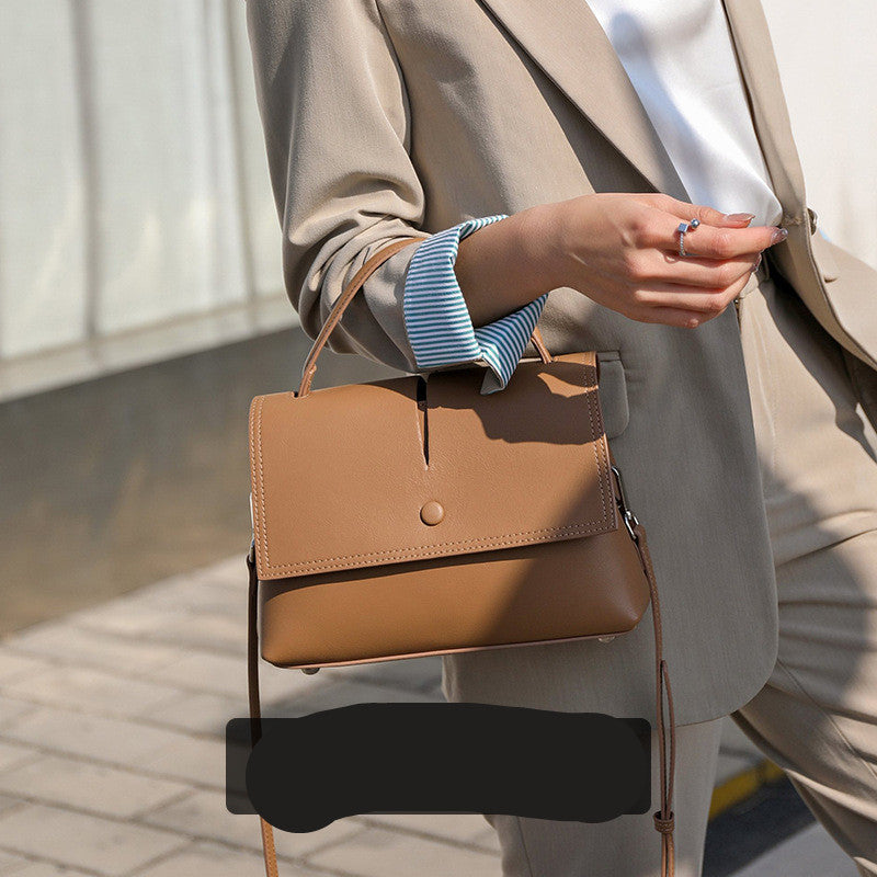 Retro Korean Leather Messenger Bag