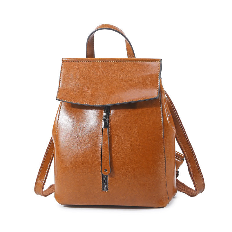 Korean Leather Backpack