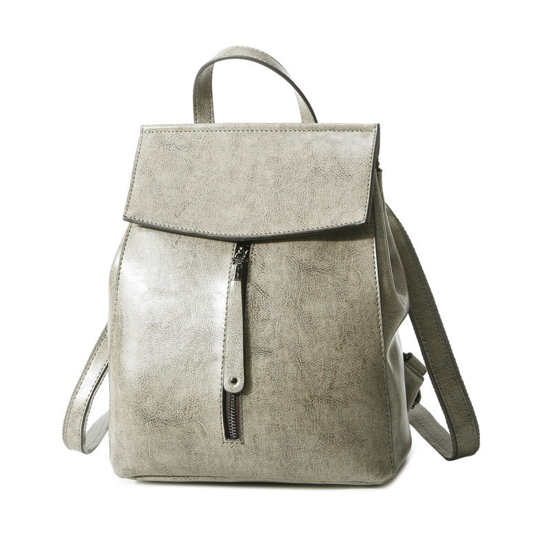 Korean Leather Backpack