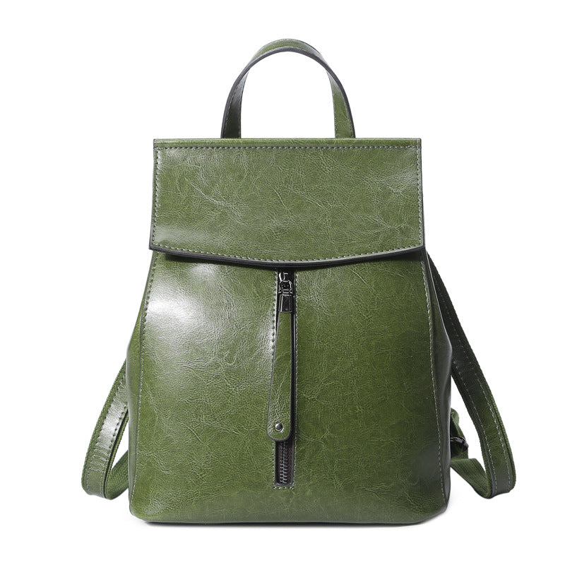 Korean Leather Backpack