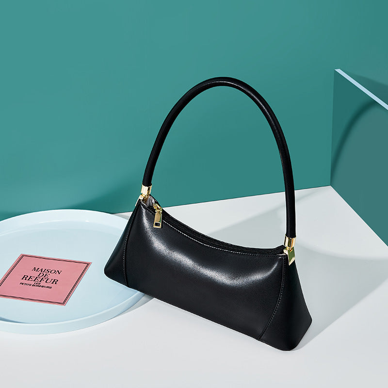 Vintage Leather Baguette Bag