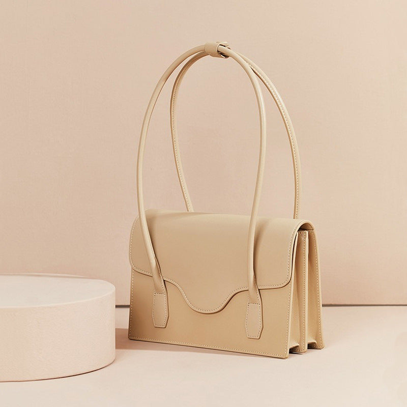 French Leather Baguette Bag