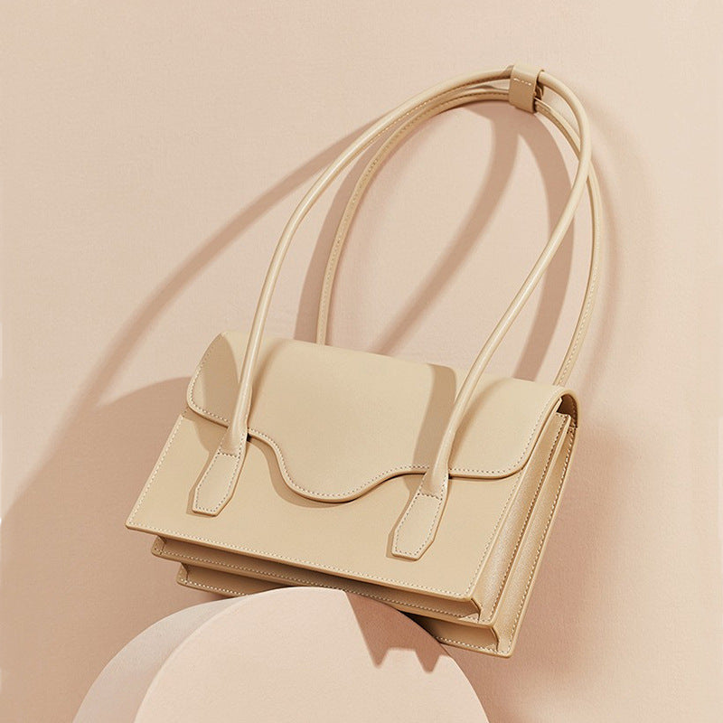 French Leather Baguette Bag