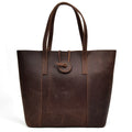 Crazy Horse Leather Tote Bag
