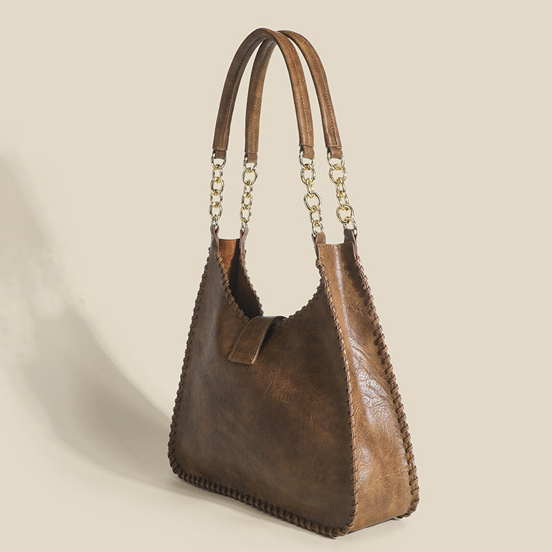 Vintage Woven Leather Bag