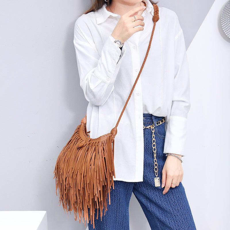 Handmade Leather Messenger Bag