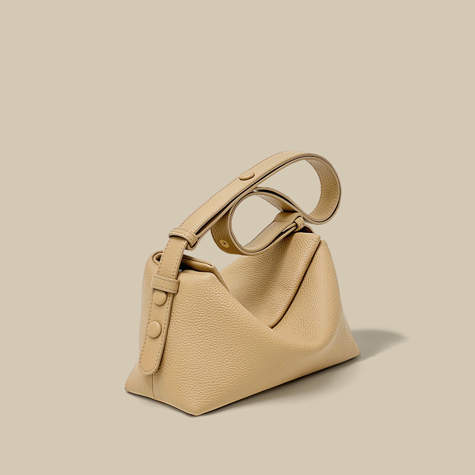 Woven Cowhide Shoulder Bag