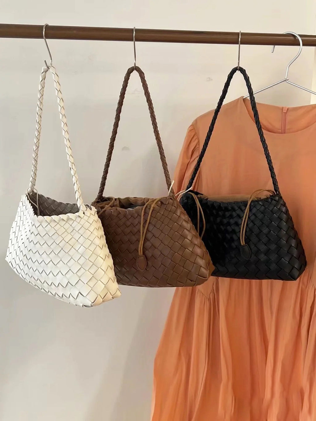 Woven Leather Bag
