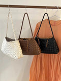 Woven Leather Bag