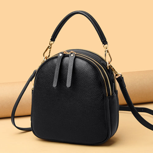 Cowhide Chain Shoulder Bag