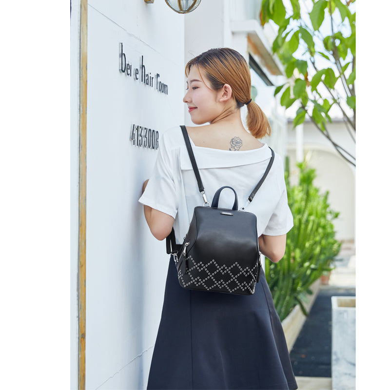Leather Rivet Bag