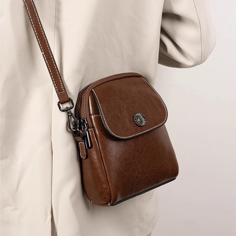 Leather Messenger Bag