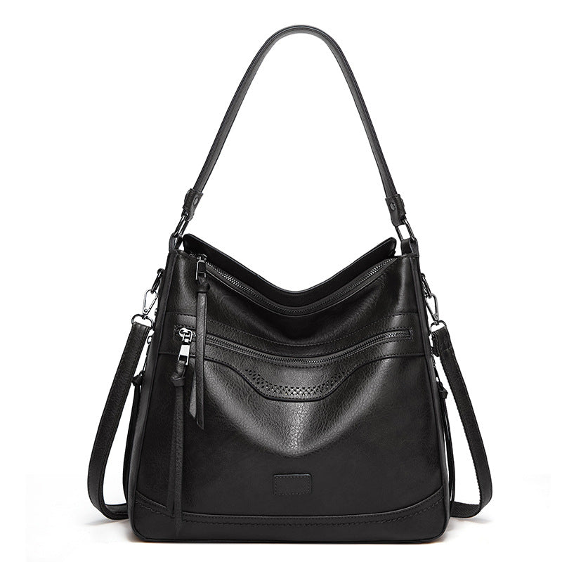 Vintage Leather Tote Bag