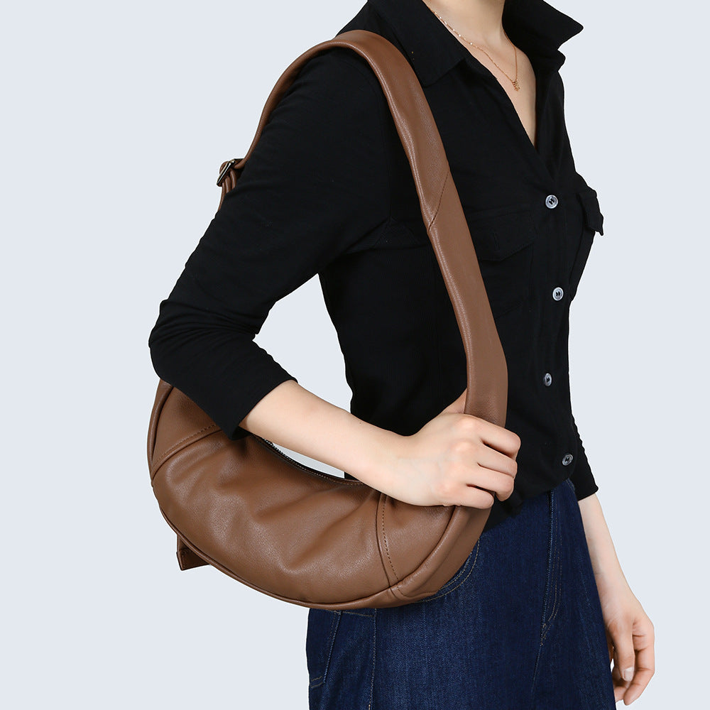 Large Capacity Leather Bag