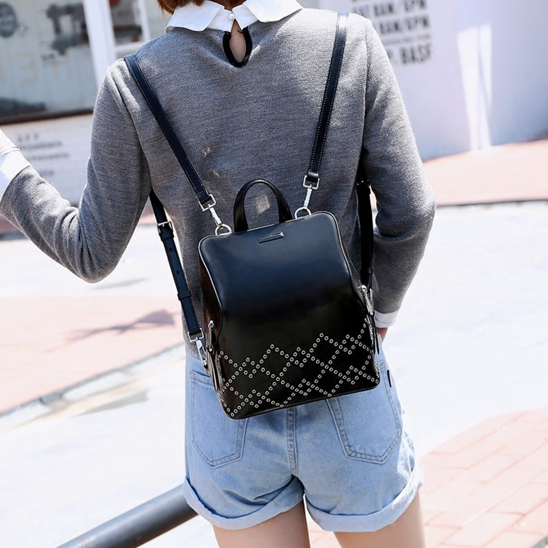 Leather Rivet Bag