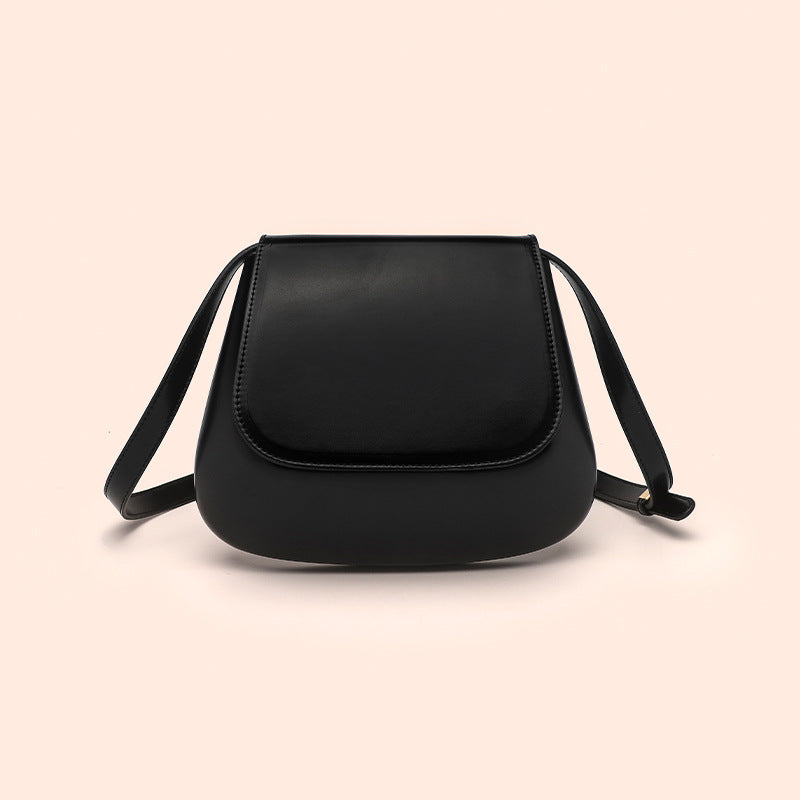 Vegan Leather Saddle Bag