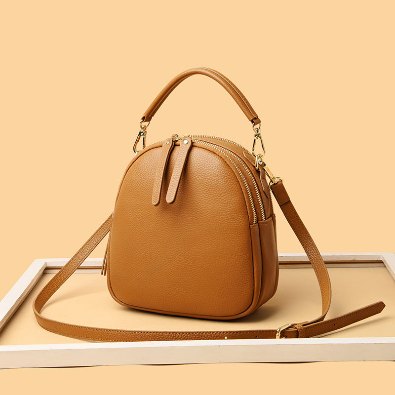 Cowhide Chain Shoulder Bag