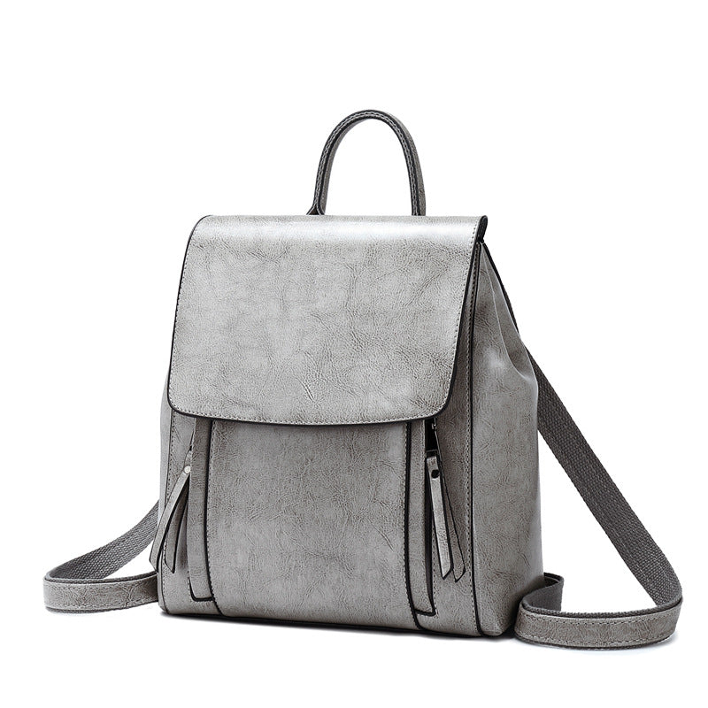 Oil Wax Leather Backpack