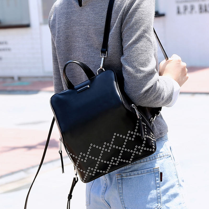Leather Rivet Bag
