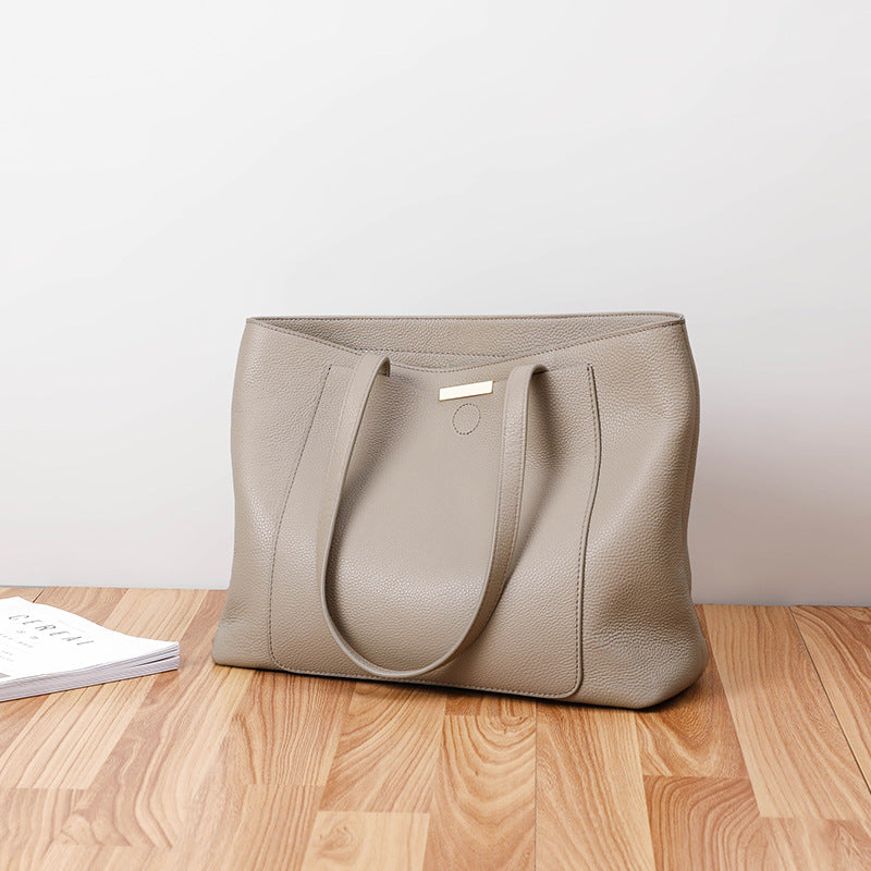 Large Capacity Leather Shoulder Bag