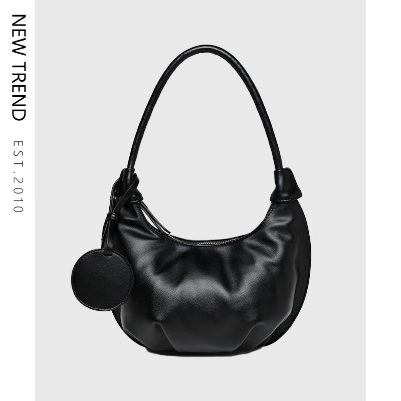 Leather Dumpling Bag