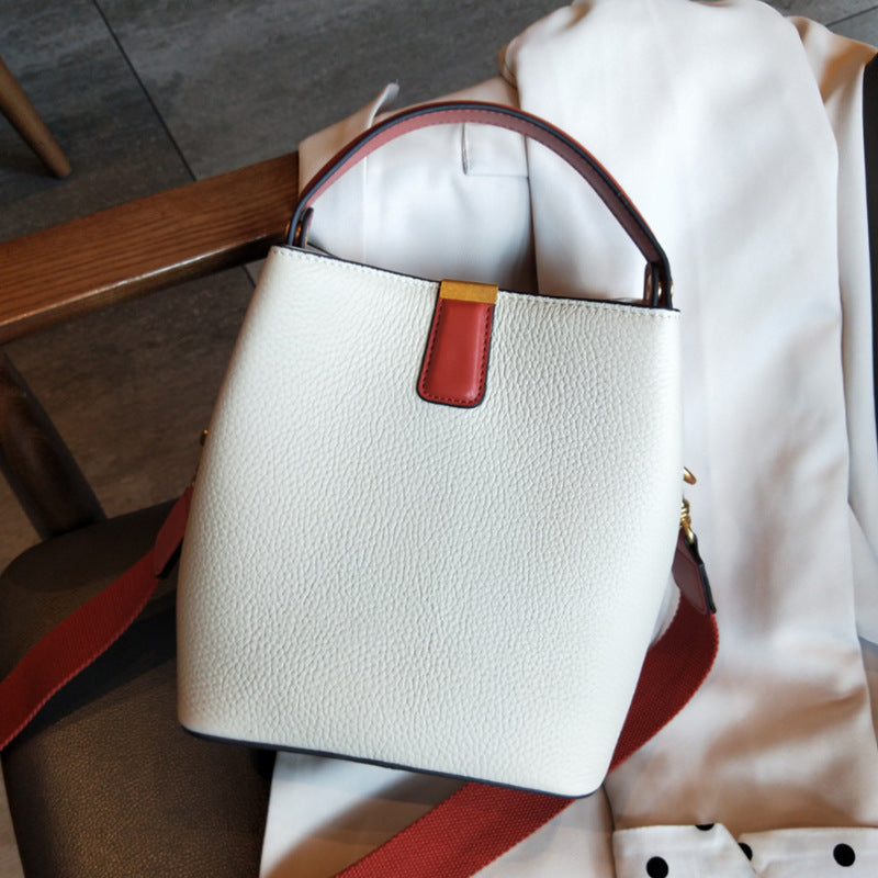 Leather Bucket Bag