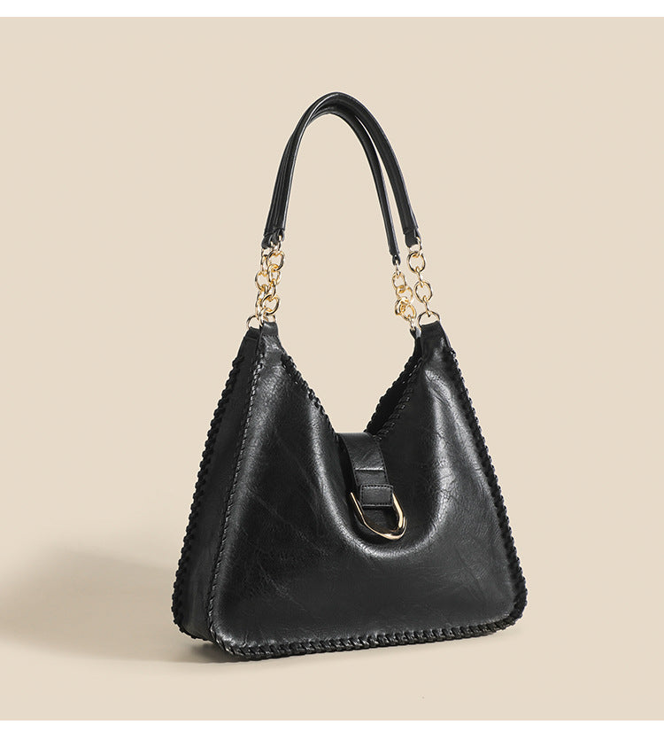 Vintage Woven Leather Bag