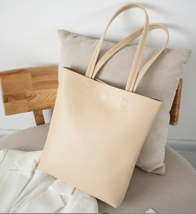 Simple Leather Tote Bag
