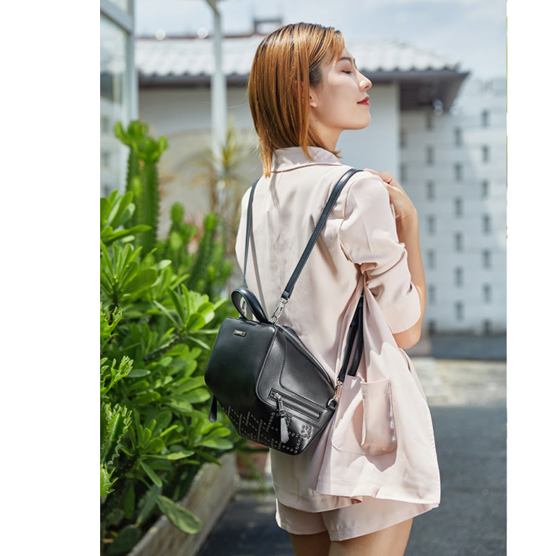Leather Rivet Bag