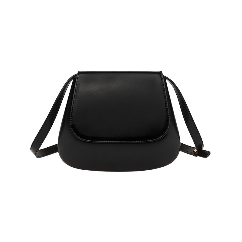 Vegan Leather Saddle Bag