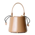 Mini Leather Bucket Bag