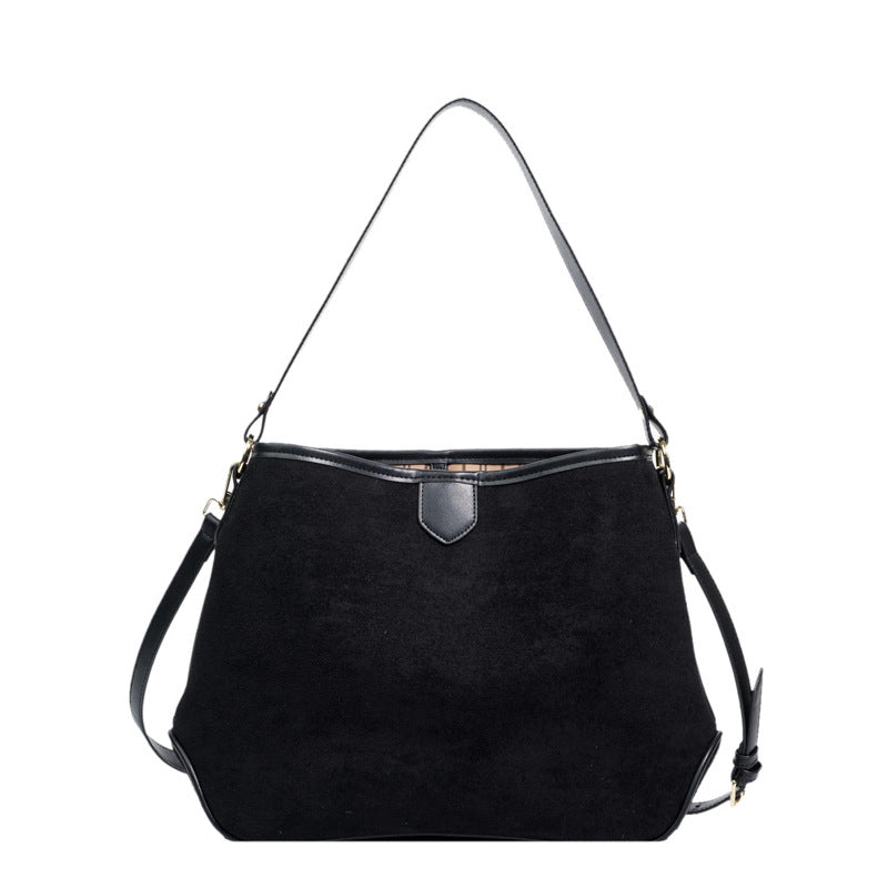 Vintage Matte Leather Tote Bag