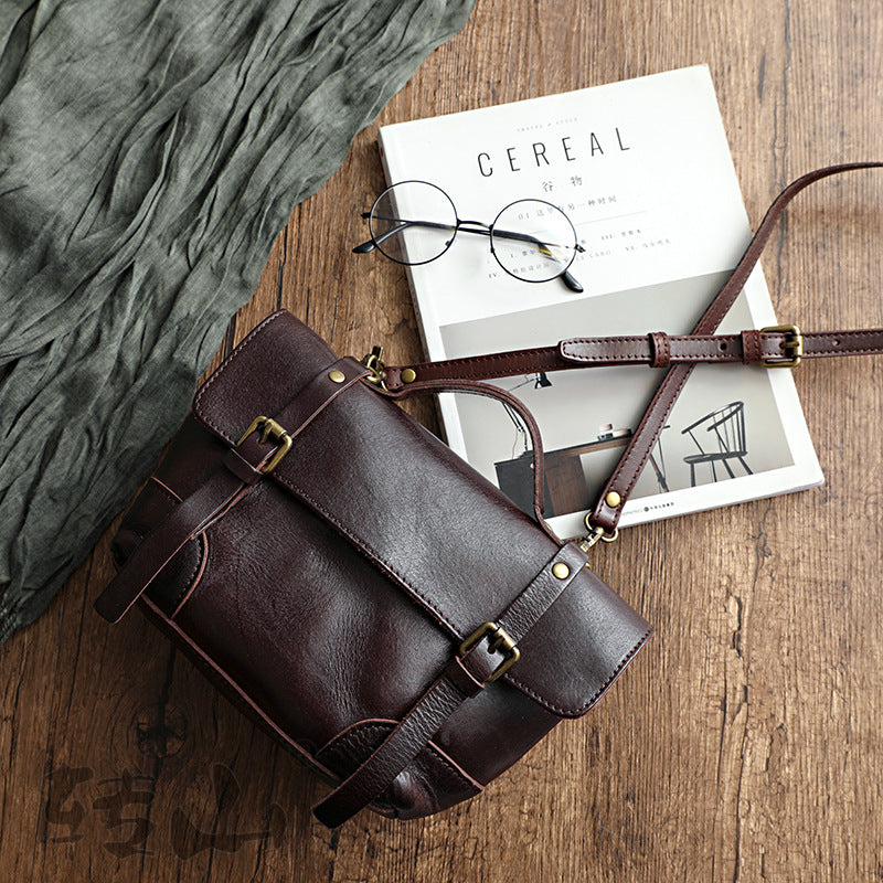 Handmade Vegetable Tanned Leather Bag