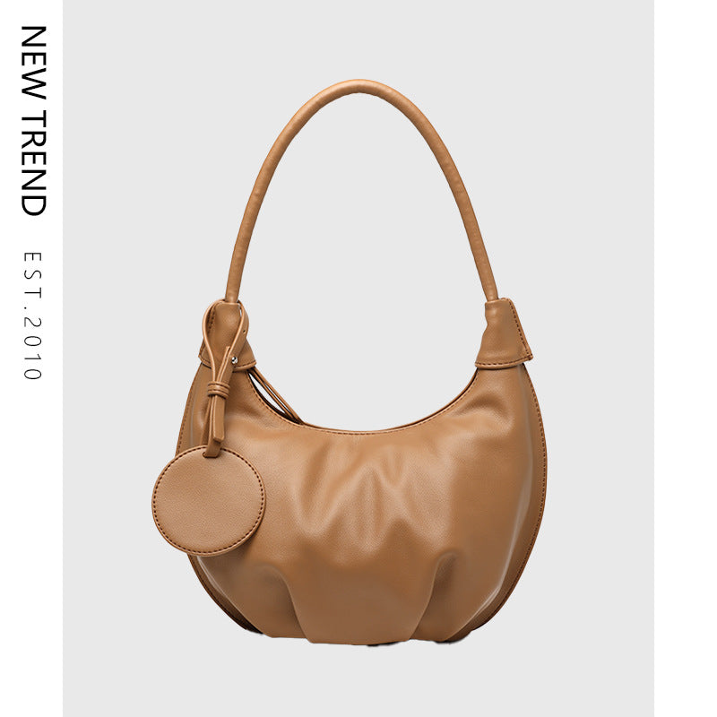 Leather Dumpling Bag