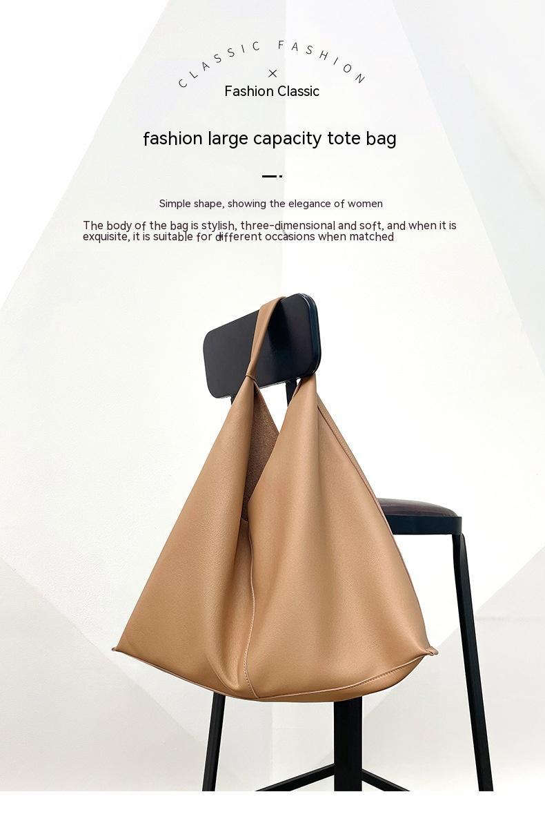 Casual Leather Tote Bag