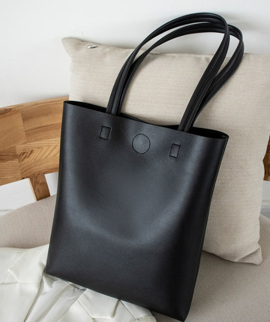 Simple Leather Tote Bag