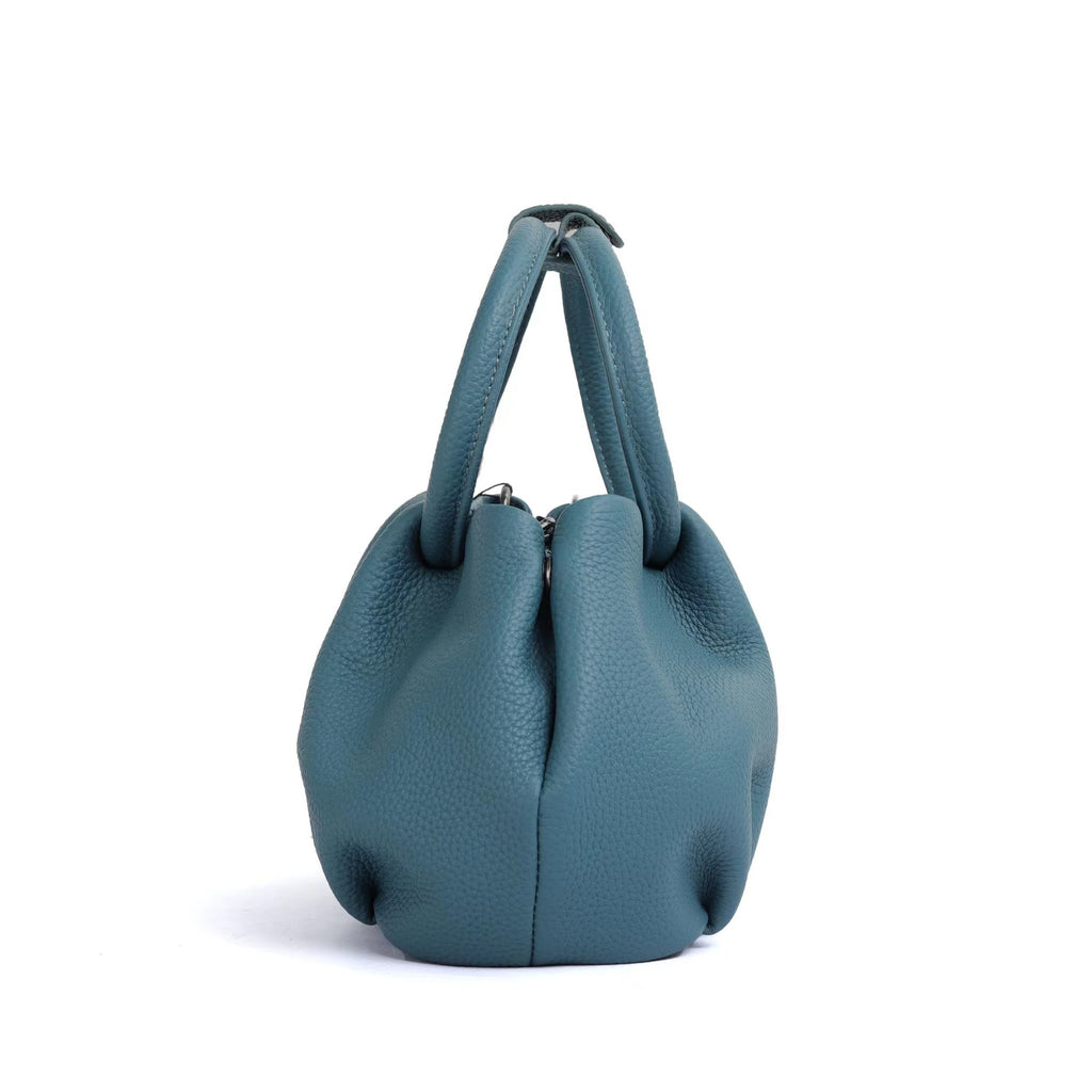 Pleated Leather Bag
