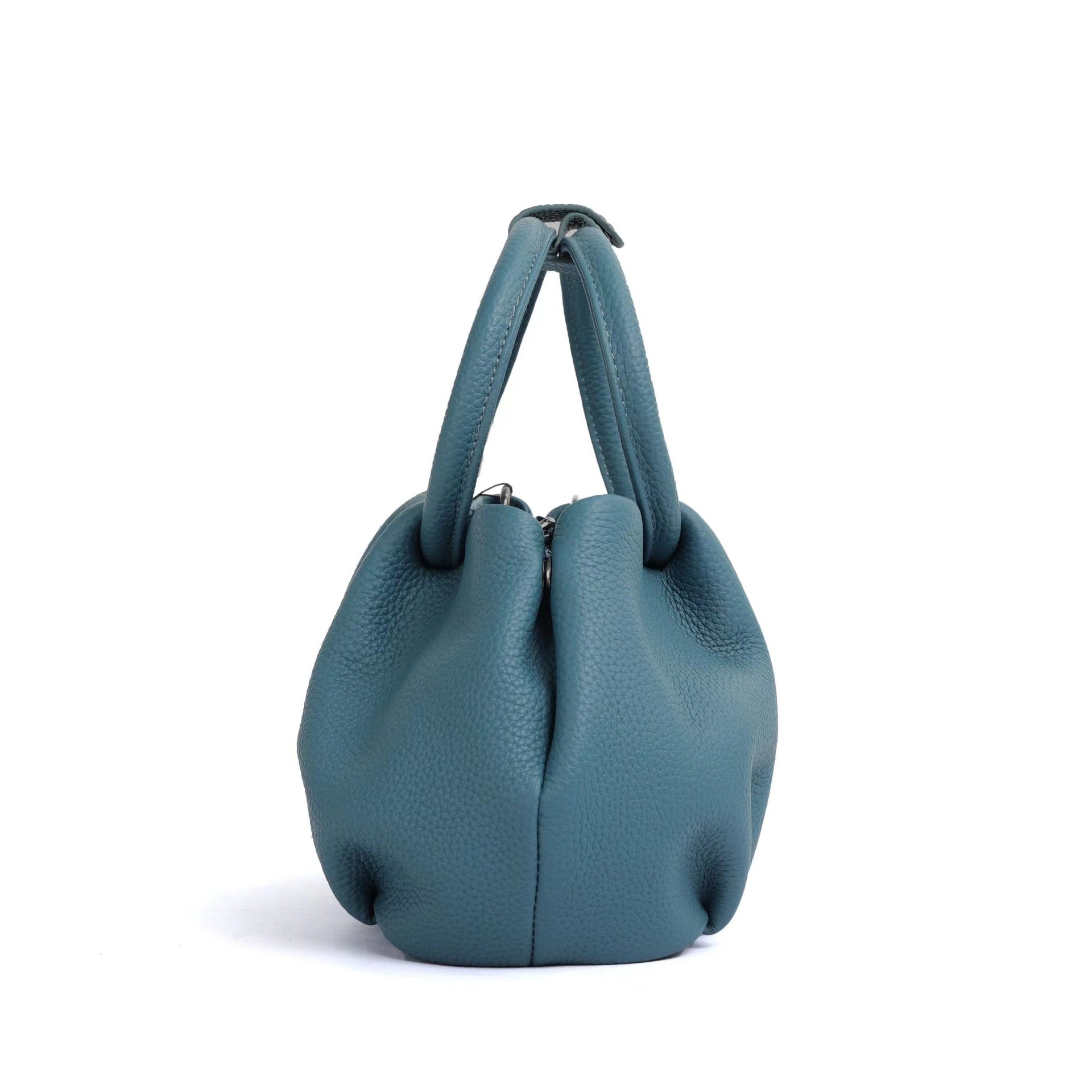 Pleated Leather Bag