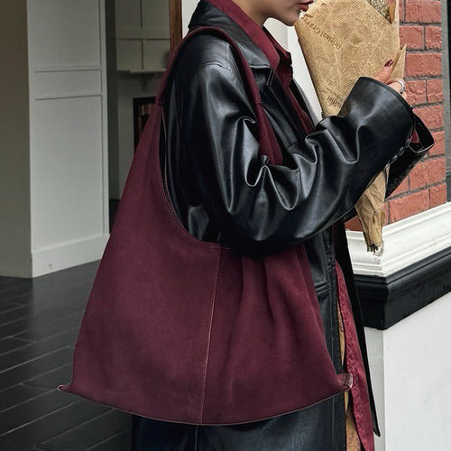 Casual Leather Handbag