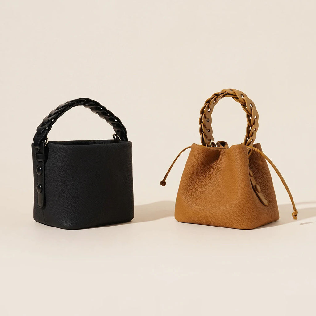 Leather Bucket Bag