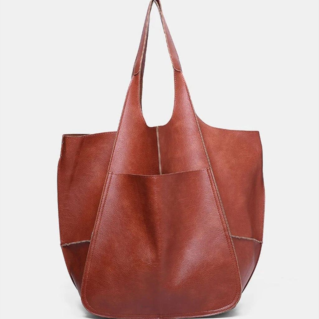 Simple Leather Tote Bag