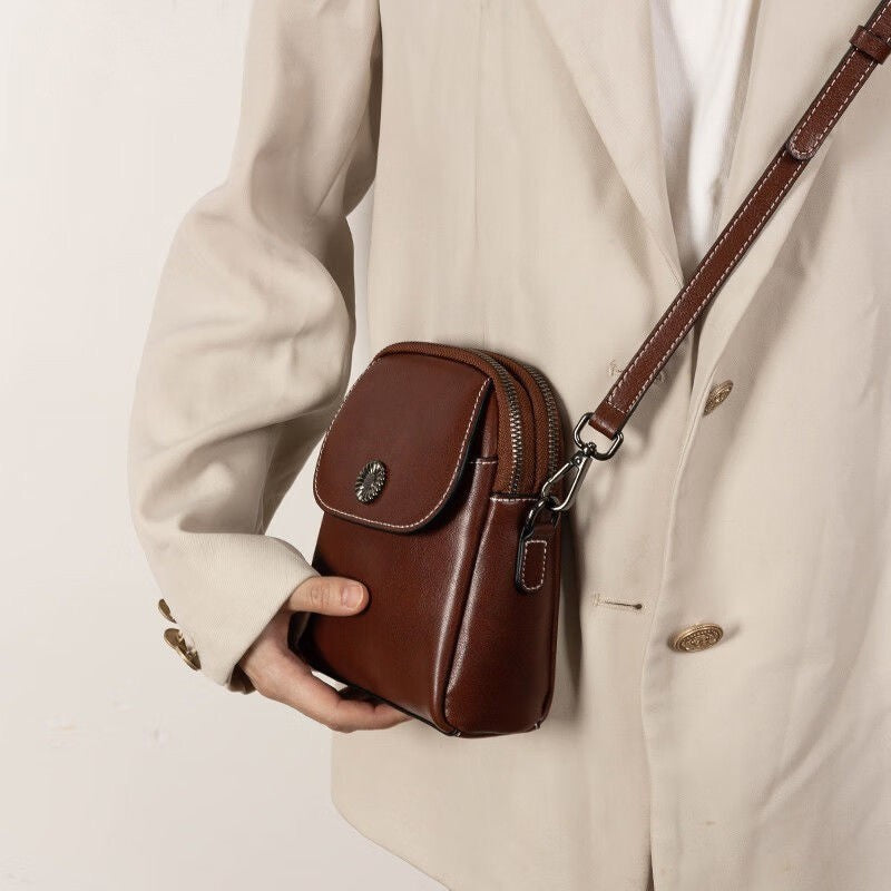 Leather Messenger Bag